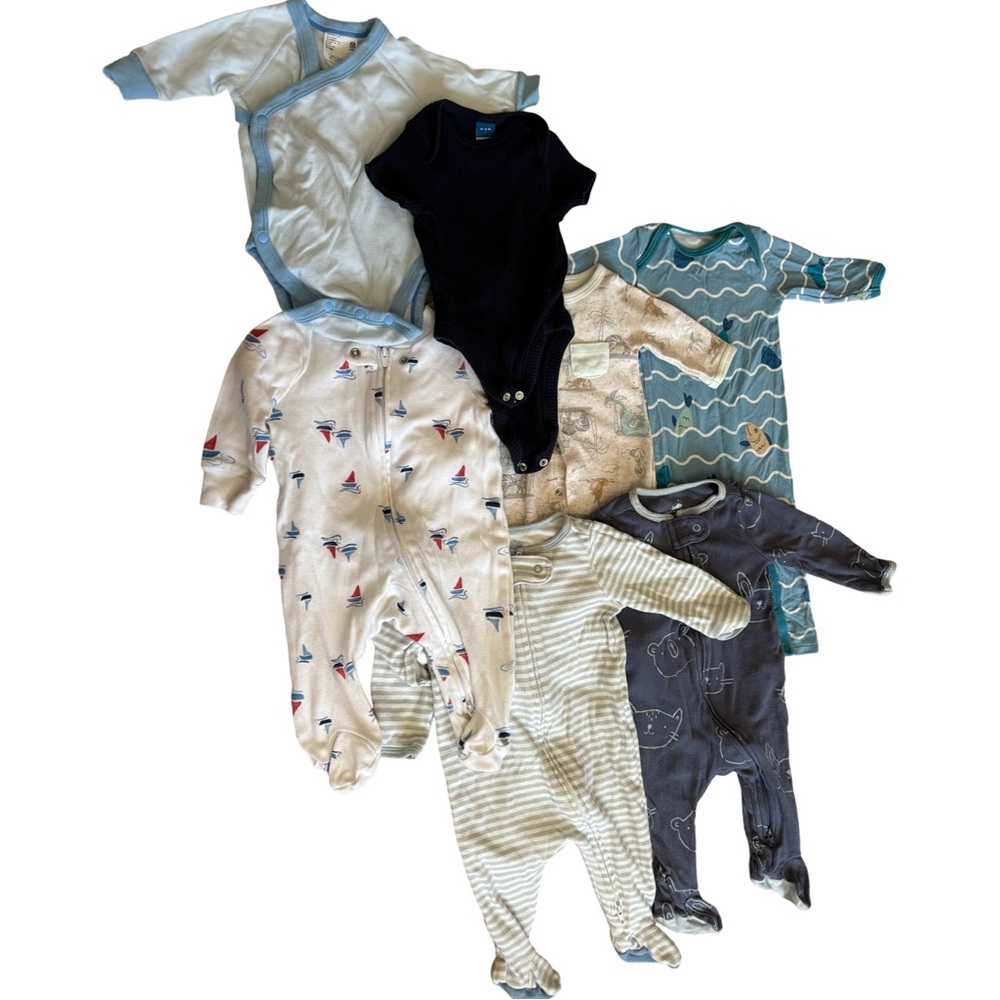Assorted 0-3m Baby Boy Bundle 7pc
